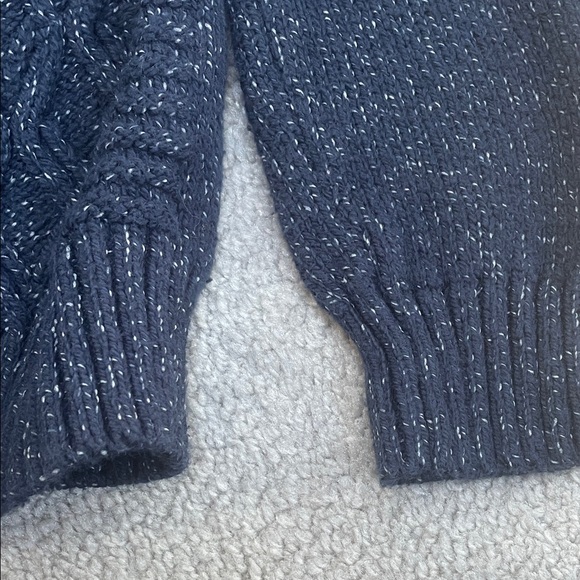 Boys Size 5T Navy Cable Knit Sweater Cat & Jack - Picture 5 of 6